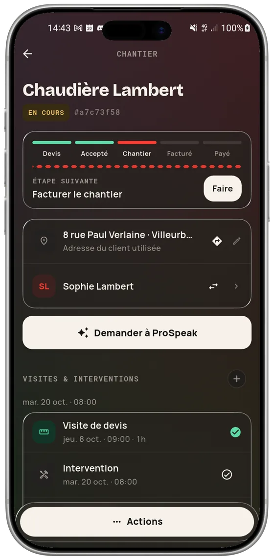 L’étape est déduite, pas déclarée — Pro Speak Artisan