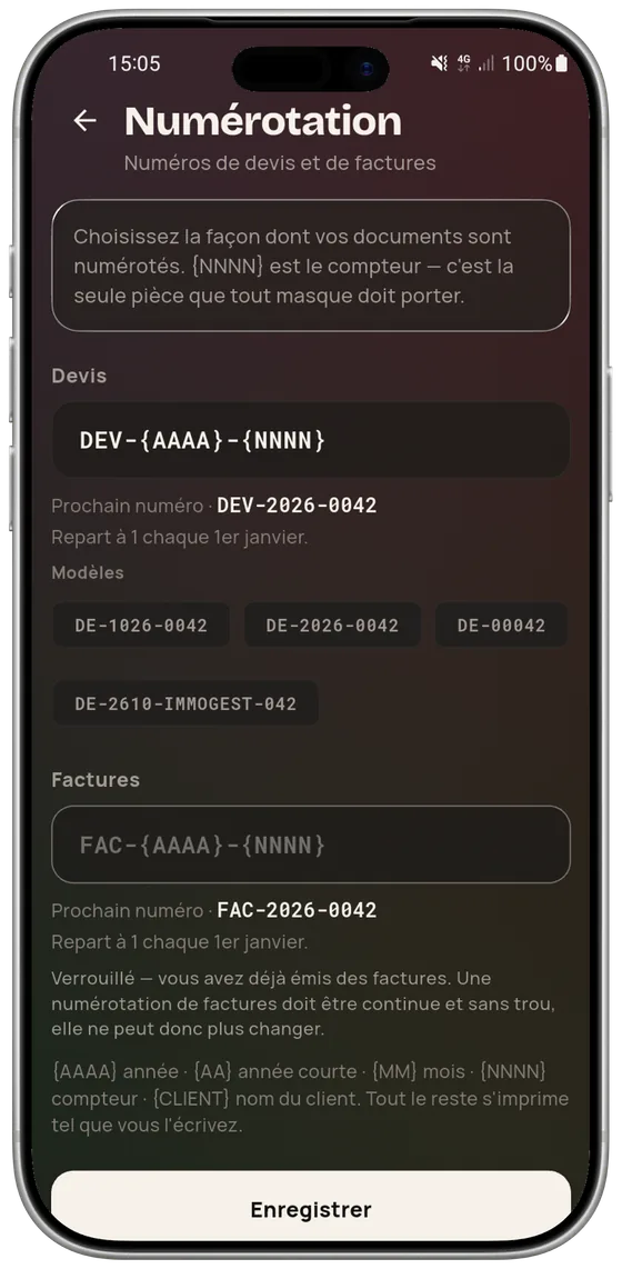 Vos numéros, à votre format — Pro Speak Artisan